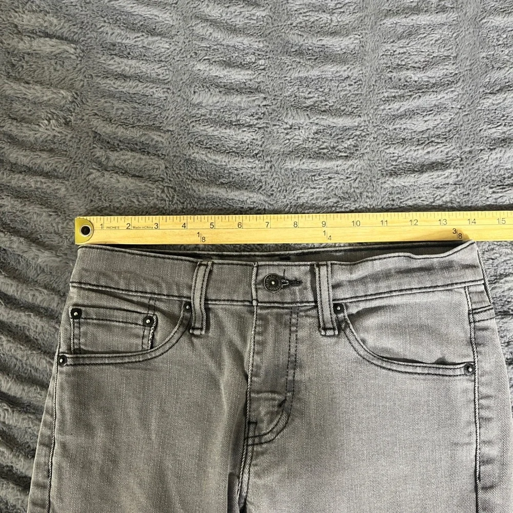 Levis 511 Slim Fit Gray Faded Denim Jeans Mens 29x28 S40178 AD